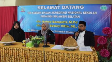 Visitasi Akreditasi SMAIT Wahdah Islamiyah Makassar